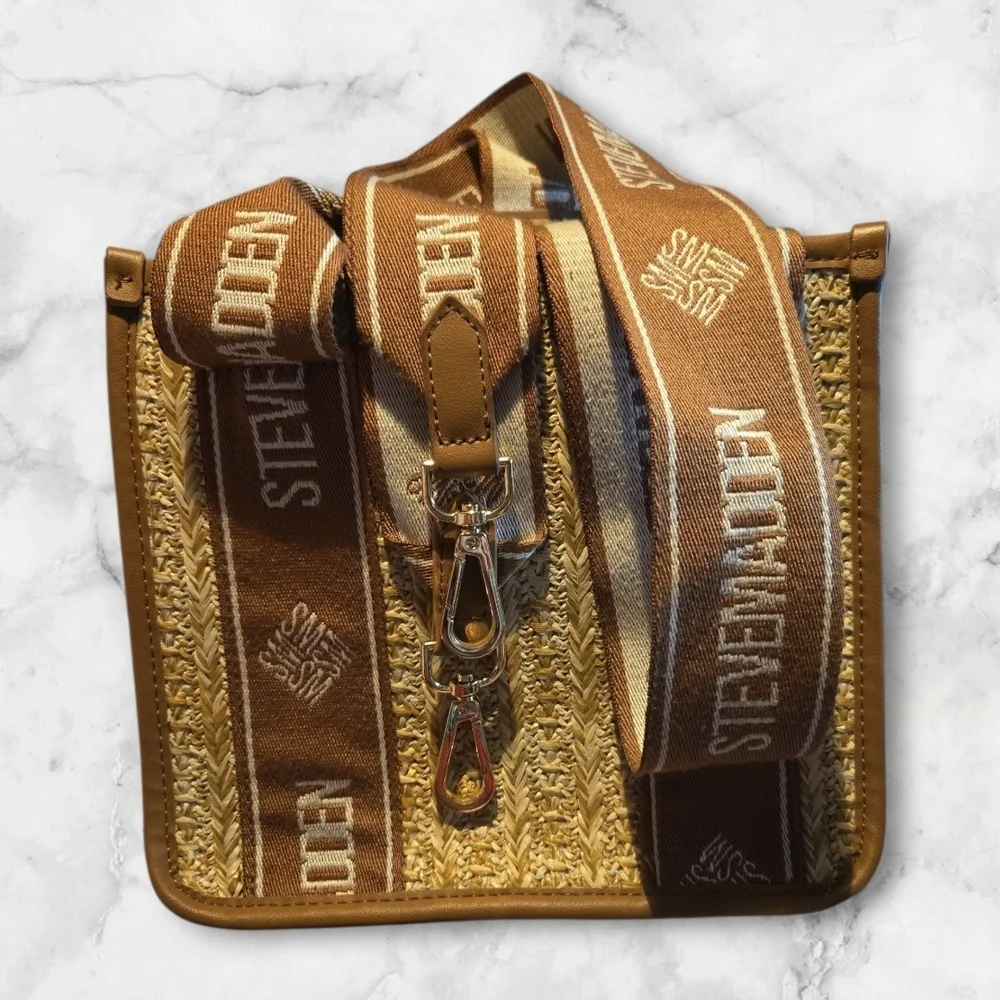 Steve Madden Brown And Beige Bag
